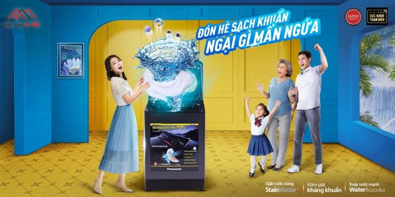 Chương trình khuyến mãi - Tặng miễn phí 1 năm nước giặt OMO khi mua máy giặt Panasonic TD-Inverter
