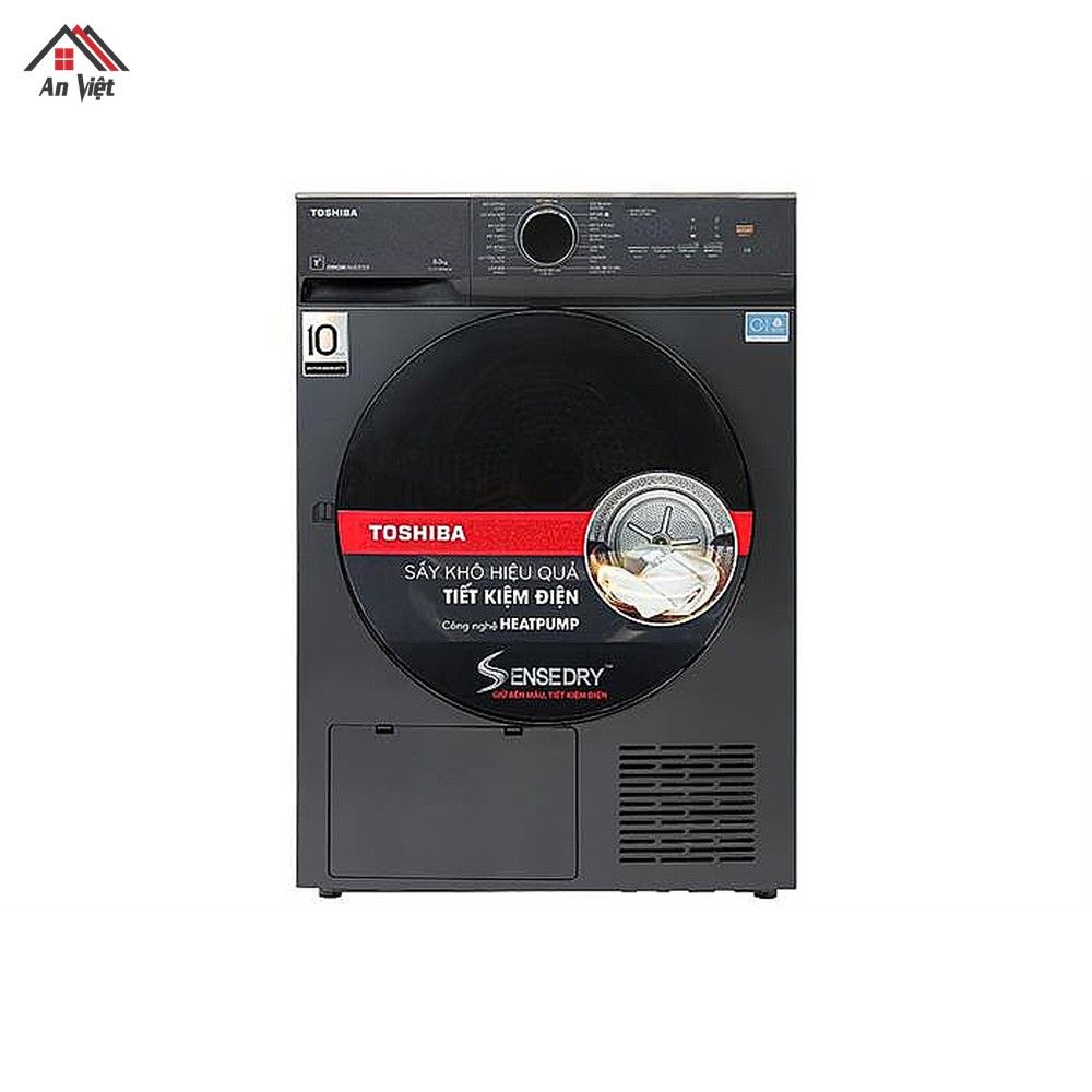 Máy sấy bơm nhiệt Toshiba 8 kg TD-T21B90HWV(MG)