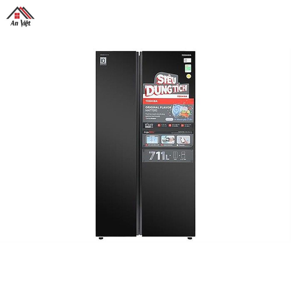 Tủ lạnh Toshiba Inverter 711 lít Side By Side GR-RS910WI-PMV(06)-MG