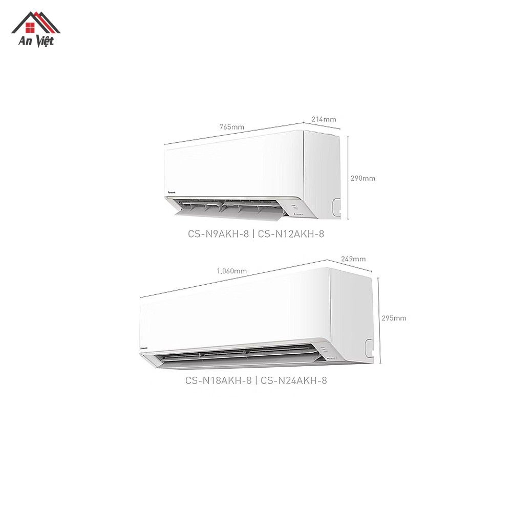 Điều hòa Panasonic 1 chiều 12000BTU CU/CS-N12AKH-8 - hình 3