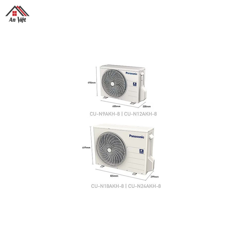 Điều hòa Panasonic 1 chiều 12000BTU CU/CS-N12AKH-8 - hình 4