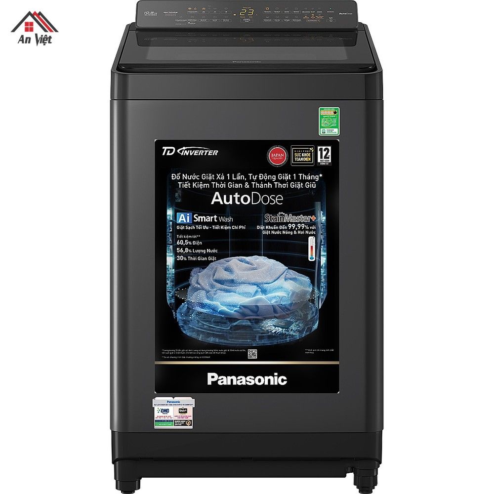Máy giặt Panasonic Inverter 10.5kg NA-FD105W3BV