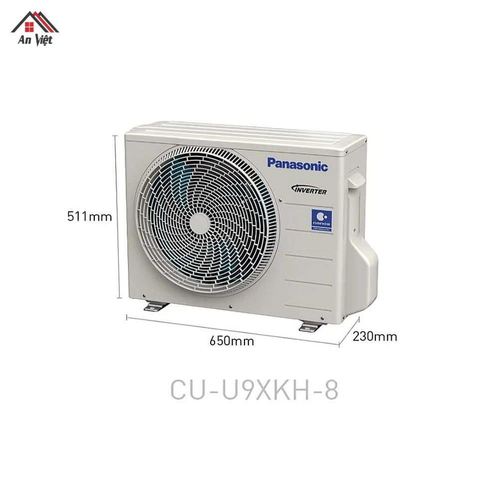 Điều hòa Panasonic 1 chiều Inverter 9.000BTU CU/CS-U9XKH-8 - hình 4