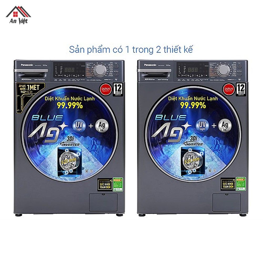 Máy giặt lồng ngang Panasonic Inverter 10.5kg NA-V105FX2BV
