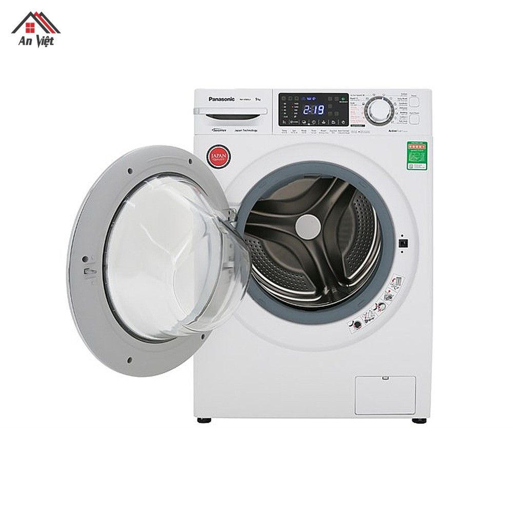 Máy giặt lồng ngang Panasonic Inverter 9kg NA-V90FG1WVT - hình 1