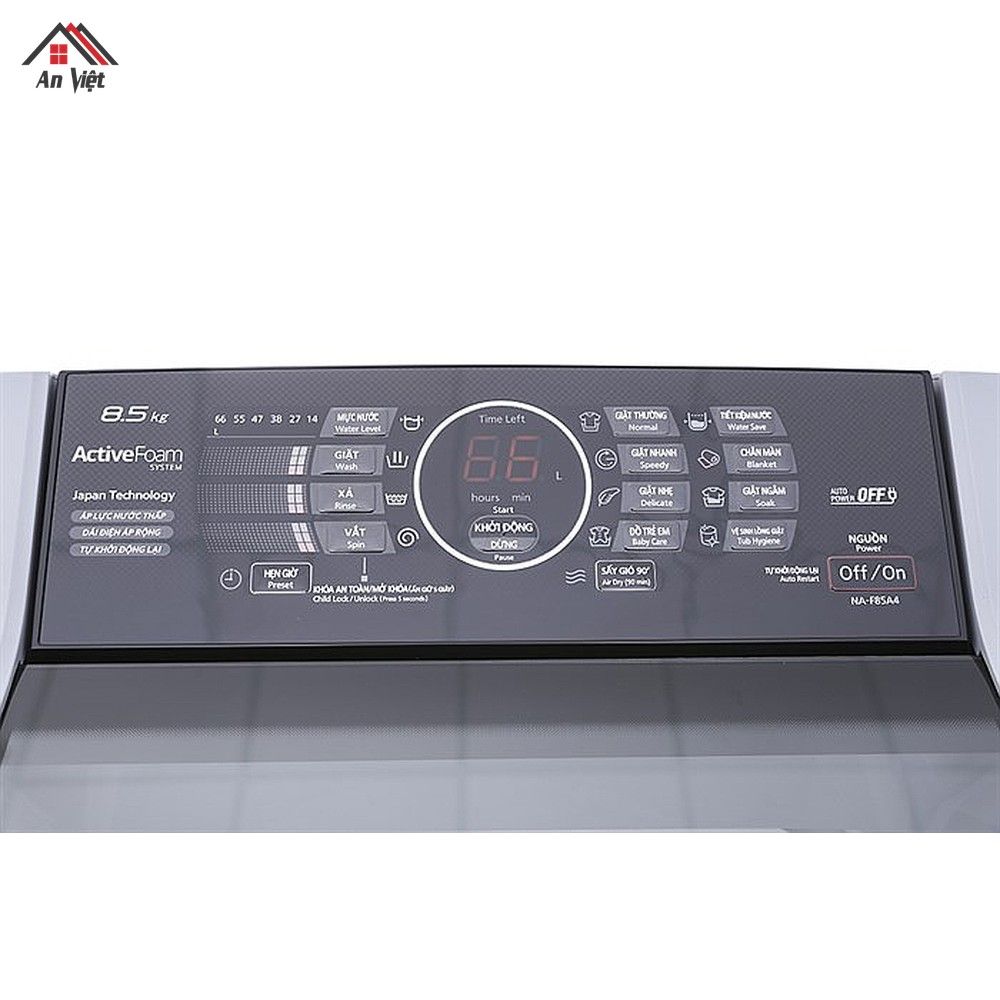 Máy giặt lồng đứng Panasonic 8.5kg NA-F85A4HRV - hình 4