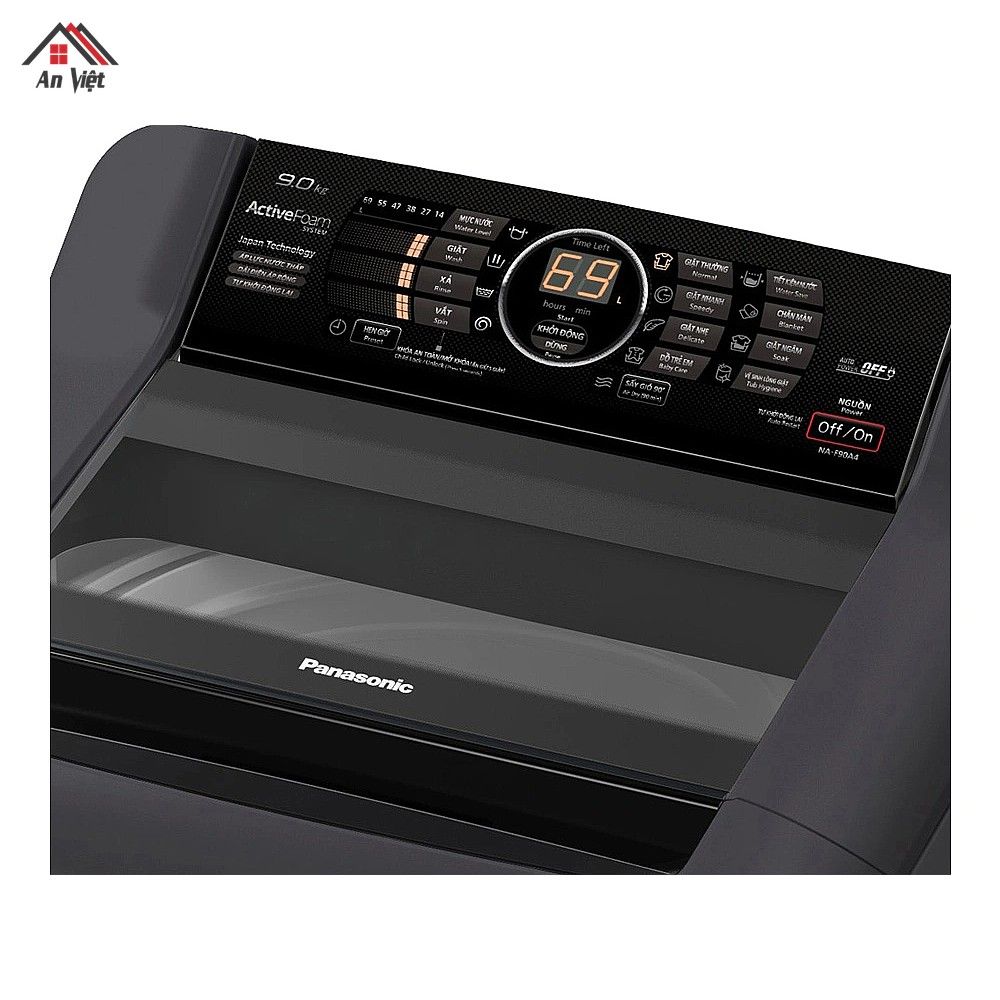 Máy giặt lồng đứng Panasonic 9kg NA-F90A4BRV - hình 1