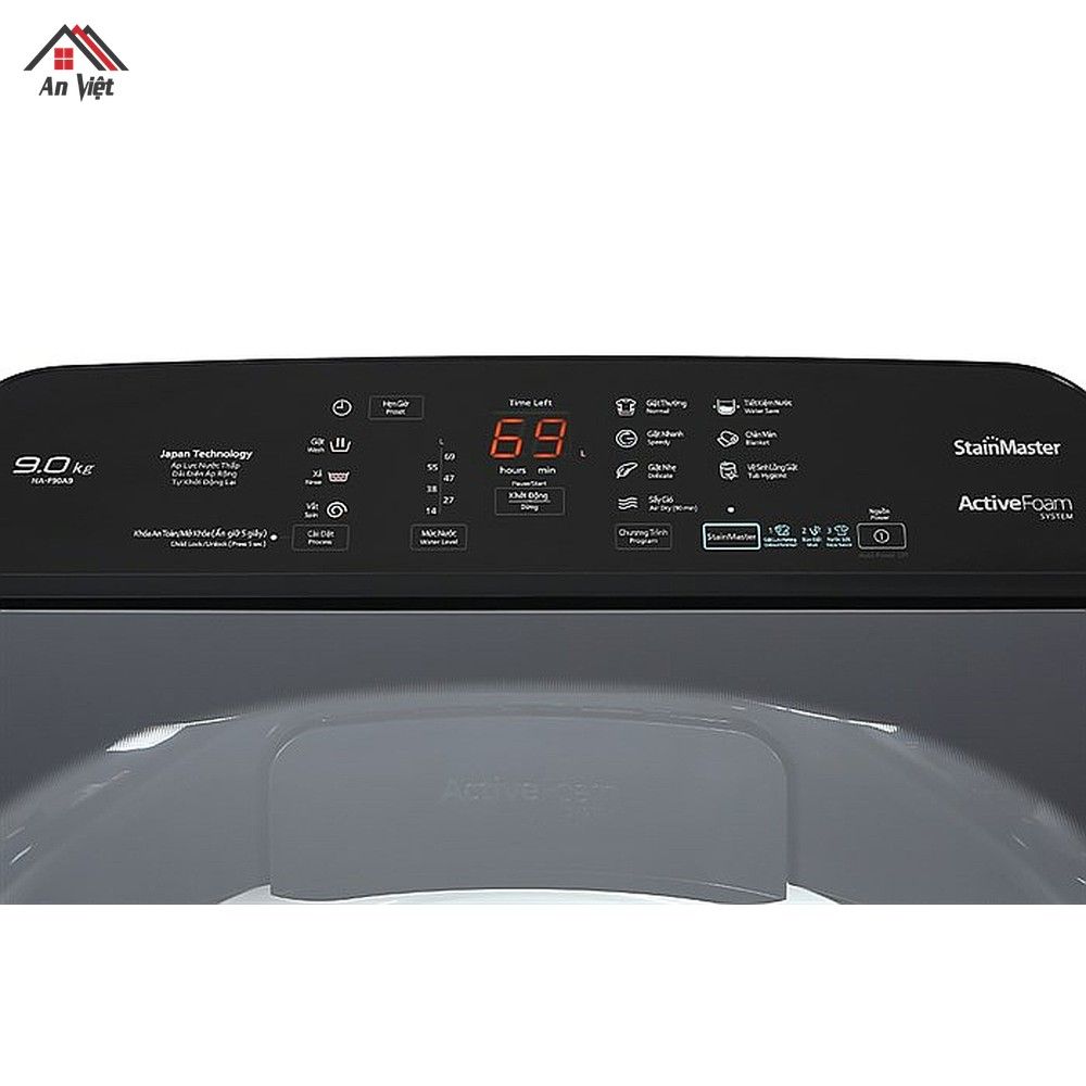 Máy giặt lồng đứng Panasonic 9kg NA-F90A9BRV - hình 3