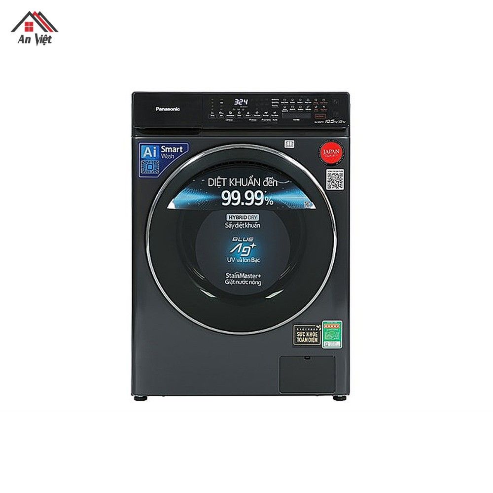 Máy giặt sấy lồng ngang Panasonic 10.5kg NA-S056FR1BV