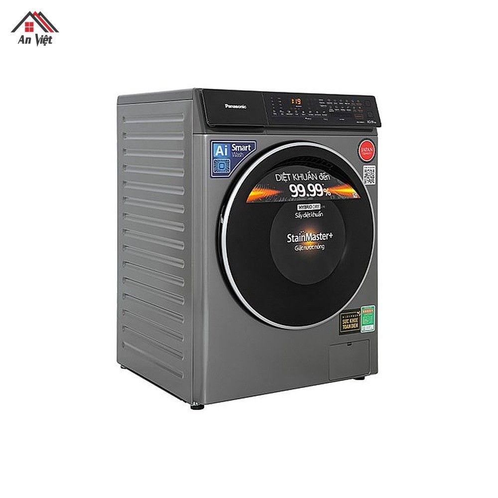 Máy giặt sấy lồng ngang Panasonic Inverter 10.5kg NA-V105FC1LV - hình 2