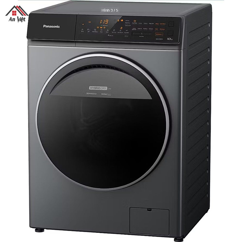 Máy giặt sấy lồng ngang Panasonic Inverter 10kg NA-V10FC1LVT - hình 3
