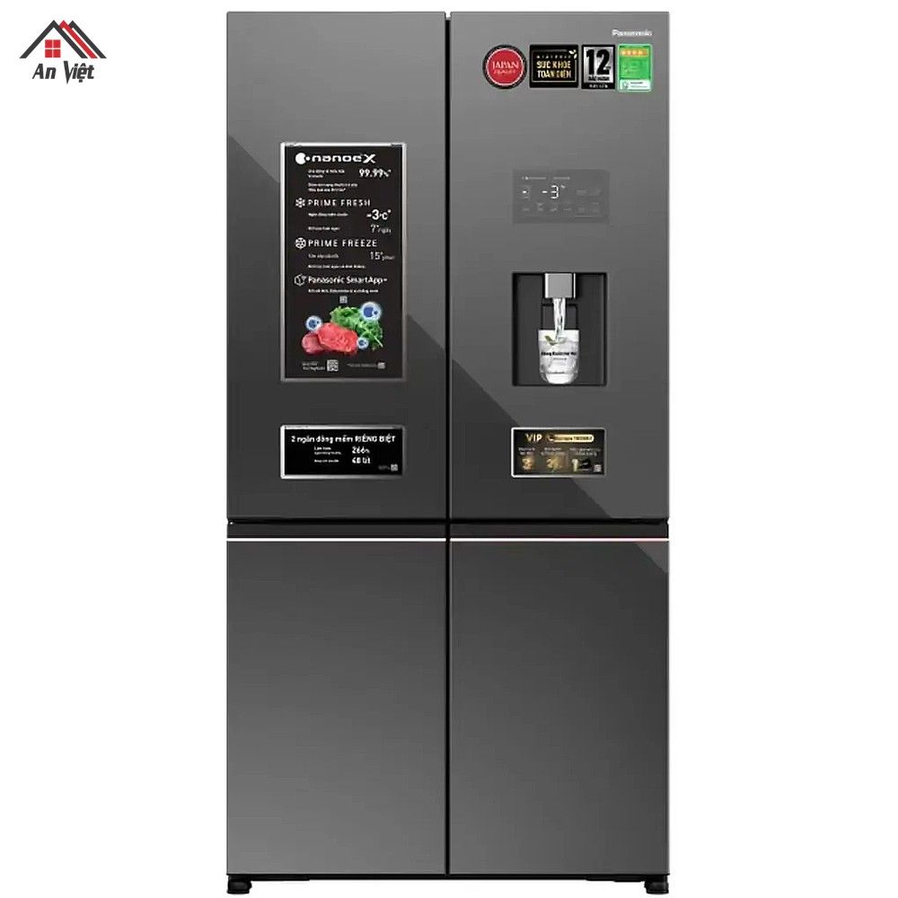 Tủ lạnh Multidoor Panasonic Inverter 621 lít NR-XY680YHHV - hình 2