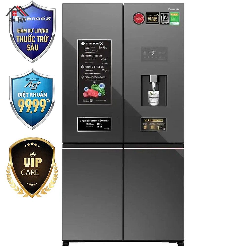 Tủ lạnh Multidoor Panasonic Inverter 621 lít NR-XY680YHHV