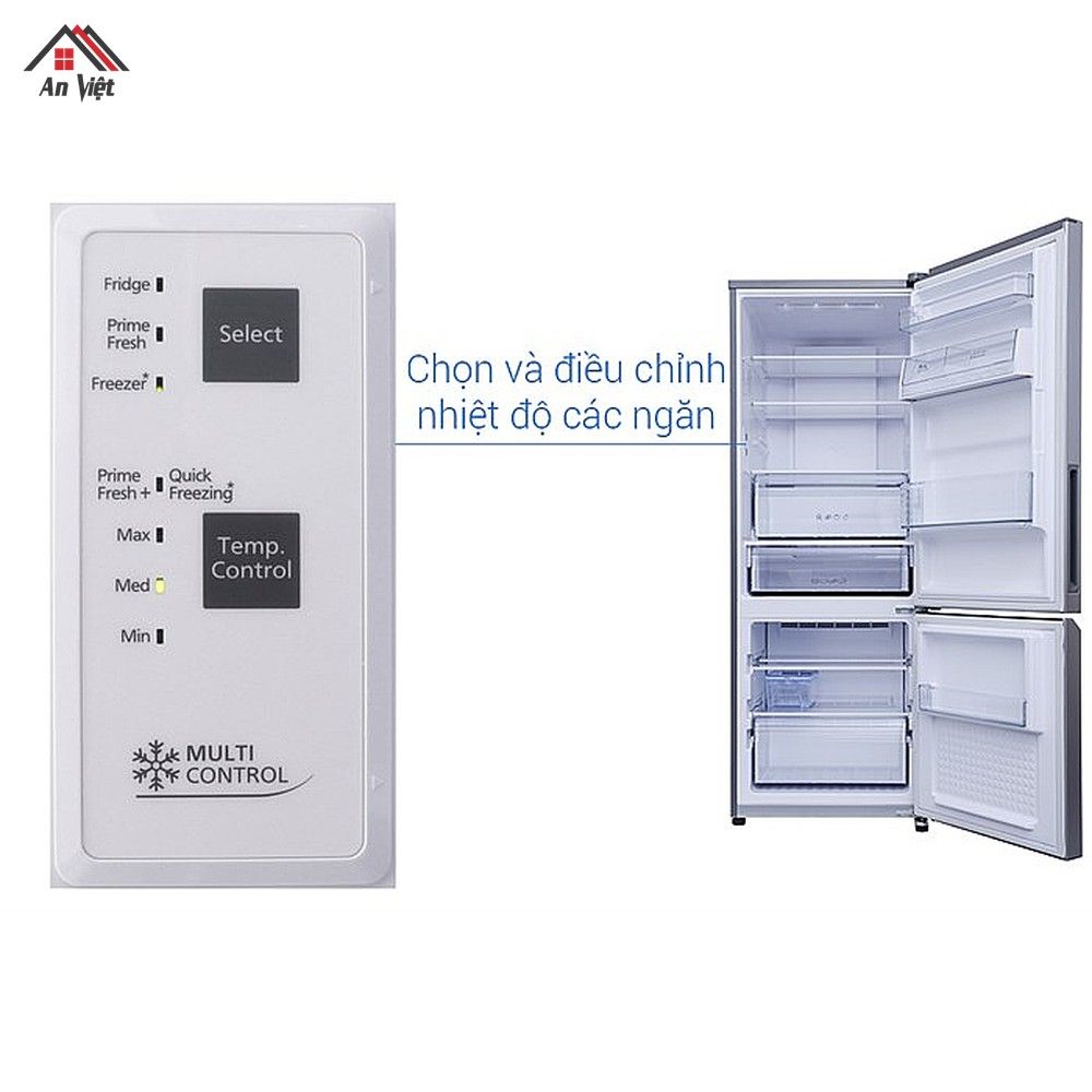 Tủ lạnh ngăn đá dưới Panasonic Inverter 290 lít NR-BV329QSV2 - hình 5