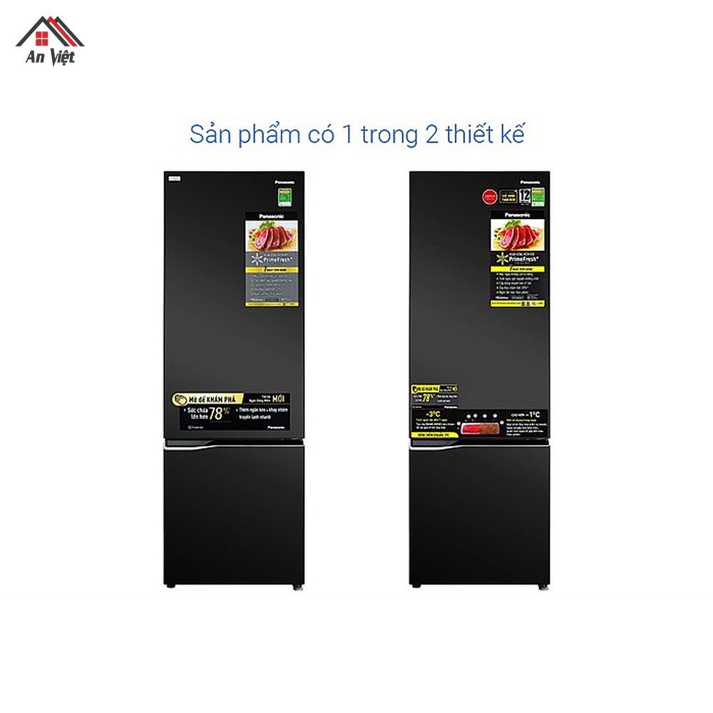 Tủ lạnh ngăn đá dưới Panasonic Inverter 322 lít NR-BC360QKVN