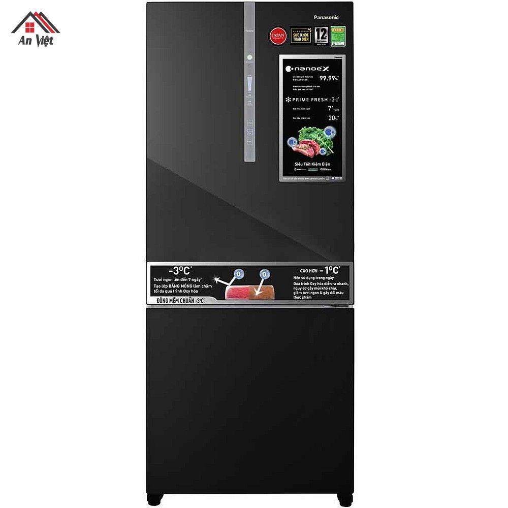 Tủ lạnh ngăn đá dưới Panasonic Inverter 380 lít NR-BX421XGKV - hình 1