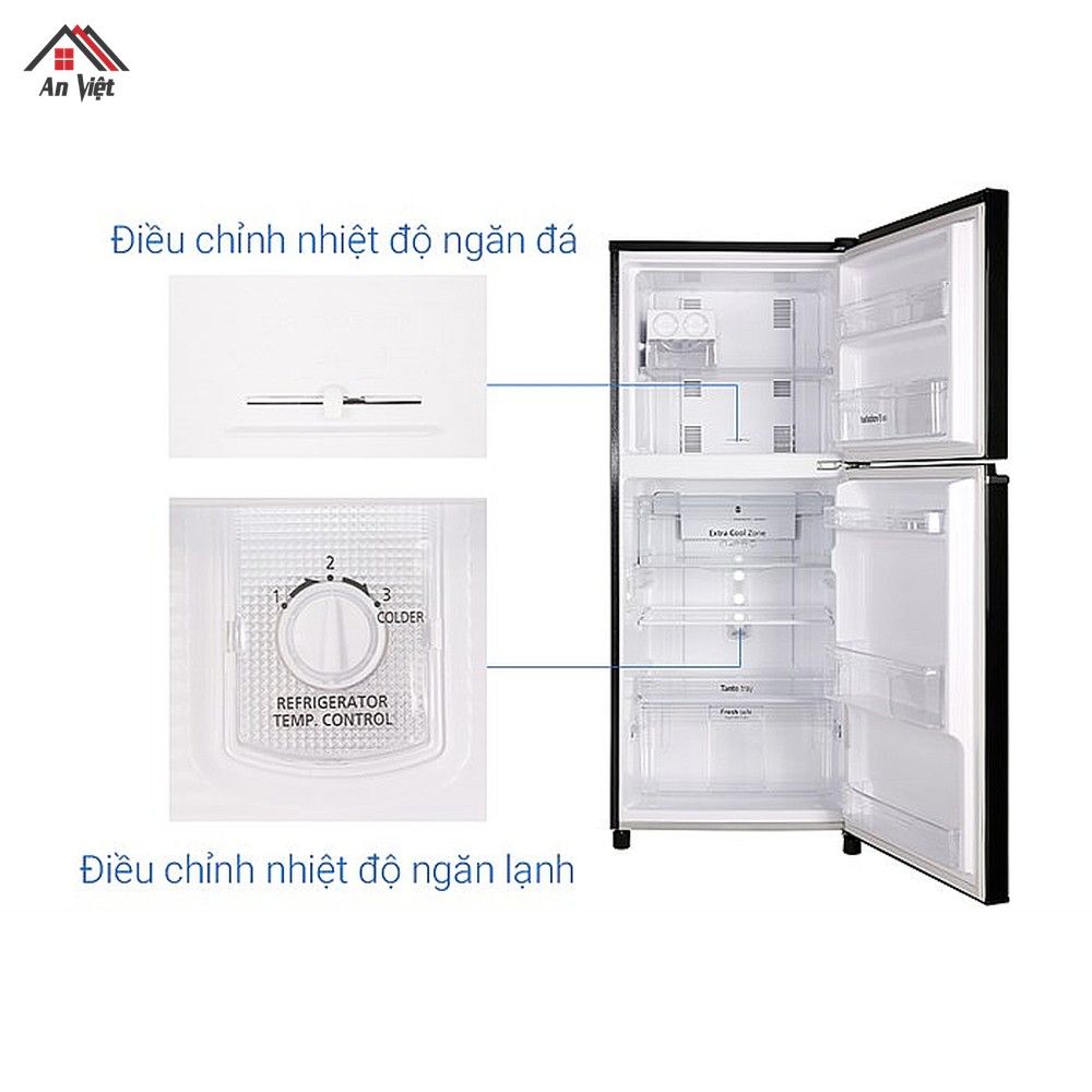Tủ lạnh ngăn đá trên Panasonic Inverter 234 lít NR-BL263PKVN - hình 8