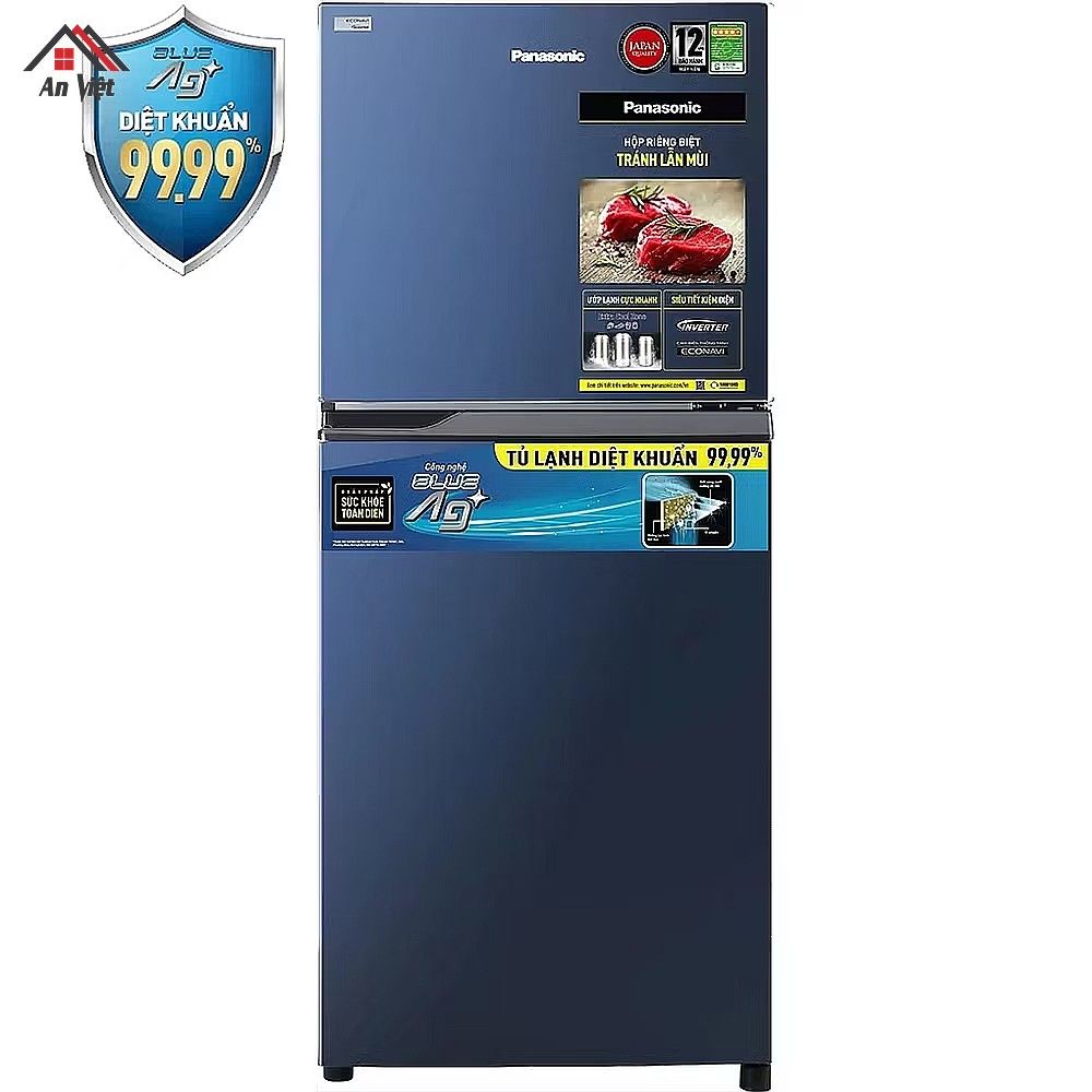 Tủ lạnh ngăn đá trên Panasonic Inverter 234 Lít NR-TV261BPAV-A