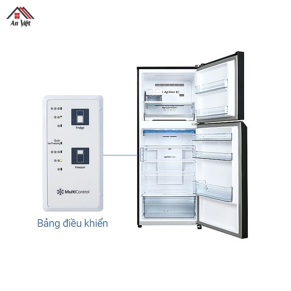 Tủ lạnh ngăn đá trên Panasonic Inverter 326 lít NR-TL351VGMV-A - hình 10