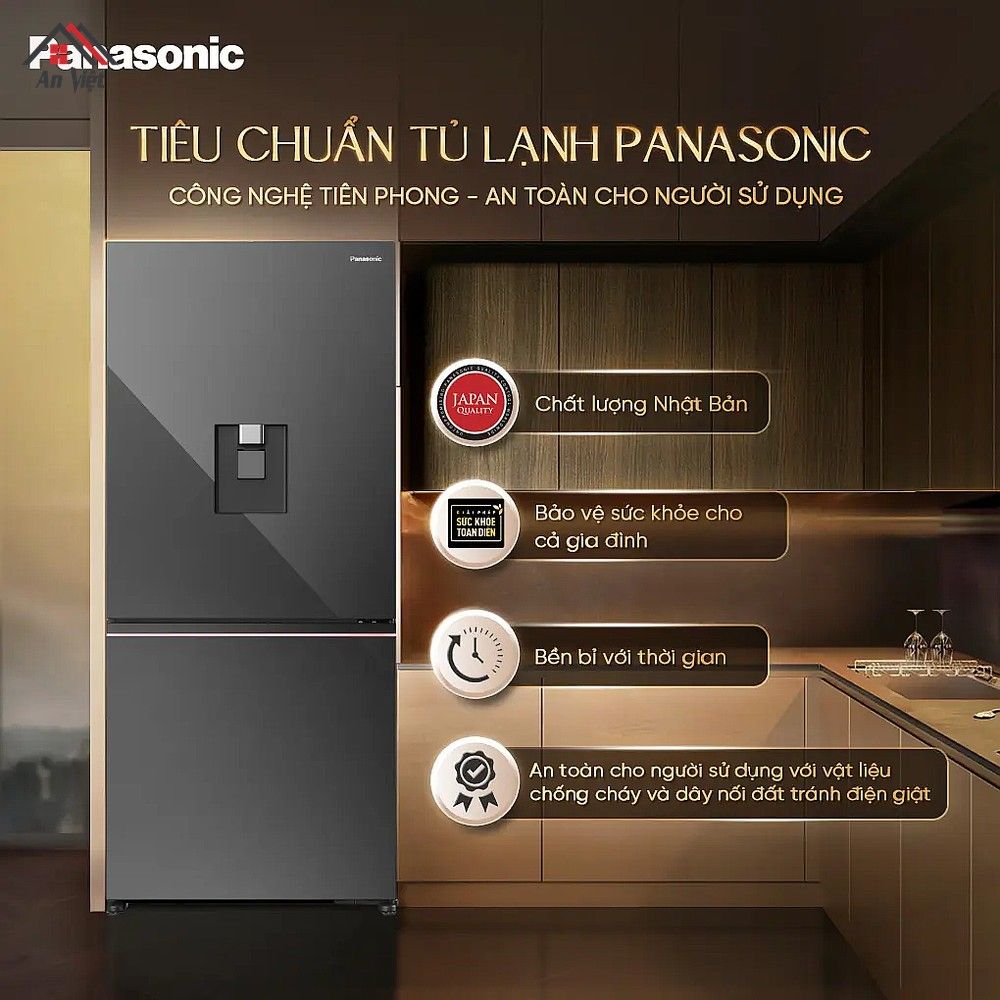 Tủ lạnh ngăn đá đưới Panasonic Inverter 500 lít NR-BW530XMMV - hình 1