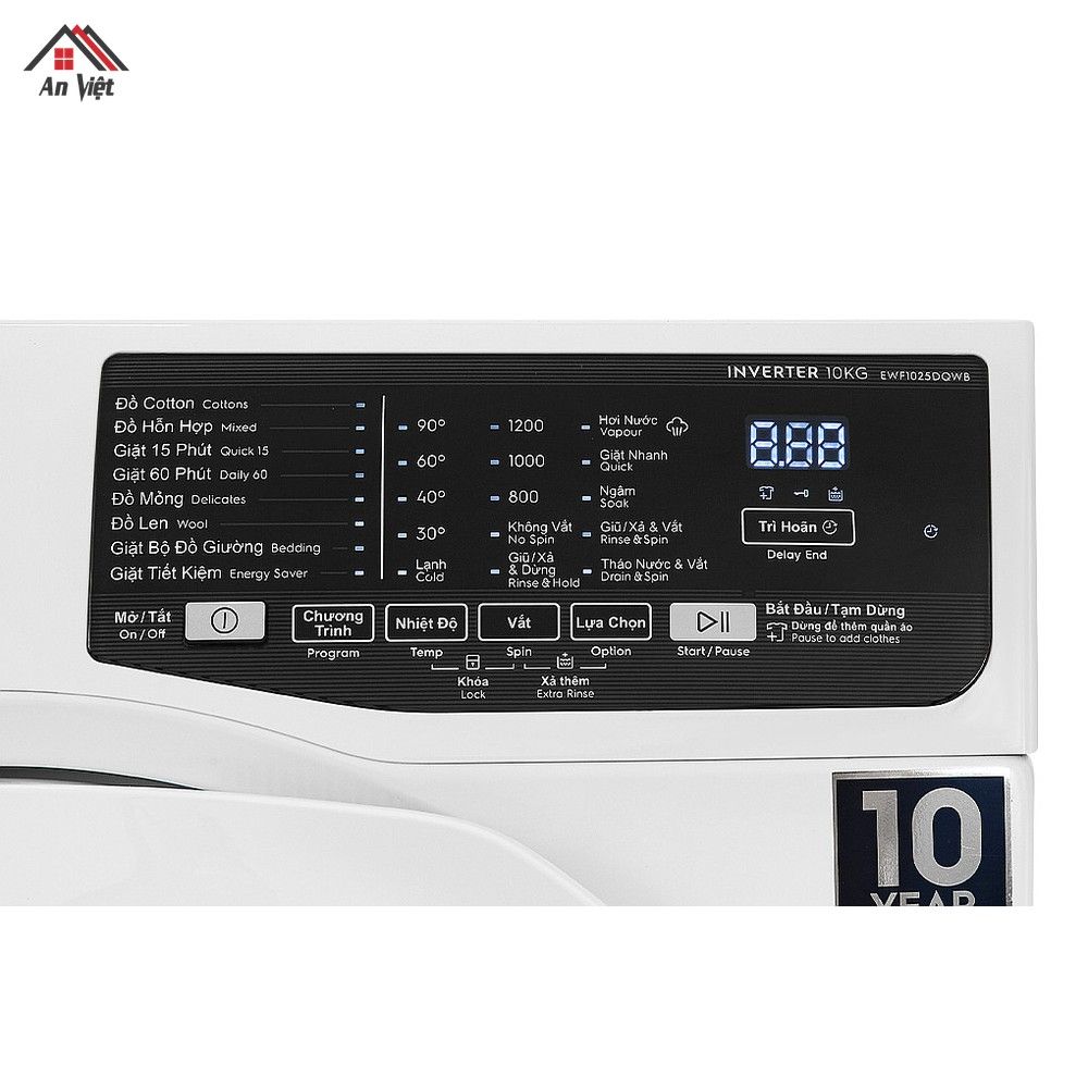 Máy giặt lồng ngang Electrolux Inverter UltimateCare 100 10 kg EWF1025DQWB - hình 3
