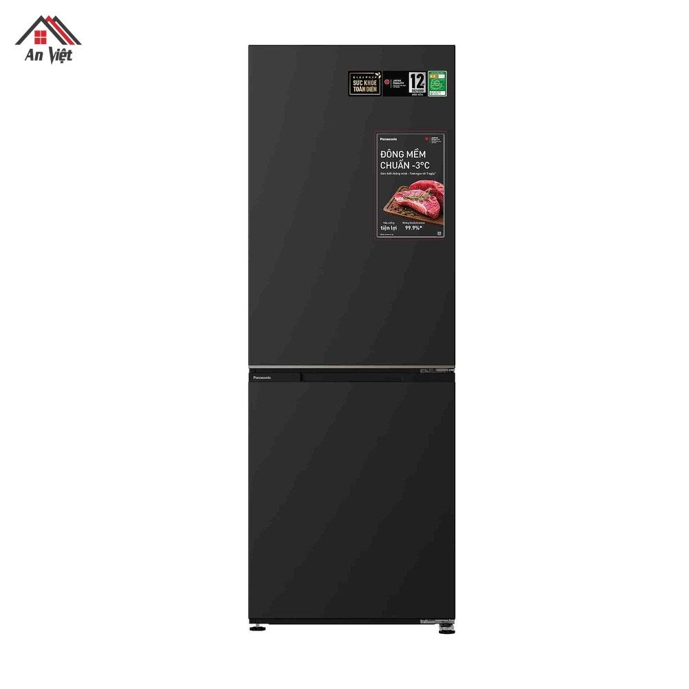 Tủ lạnh ngăn đá dưới Panasonic Inverter 374 lít NR-BV412BWKV