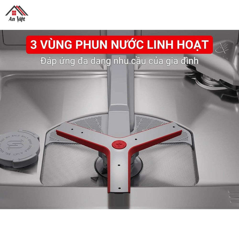 Máy Rửa Bát Âm Tủ Bosch SMV8ZDX86M Series 8 Zeolith - hình 9