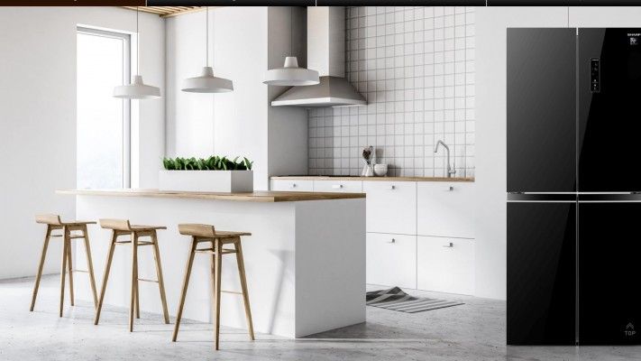 Mẫu tủ lạnh mới ra mắt 2022 Sharp inverter 404 lít SJ-FX420VG-BK