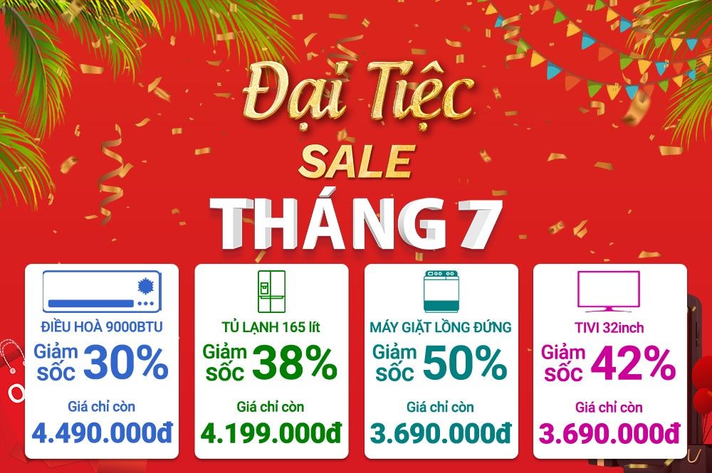Khuyến mãi tháng 7