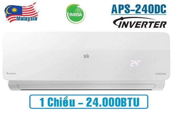 Điều hoà Sumikura 1 chiều Inverter 24000BTU APS/APO-240DC