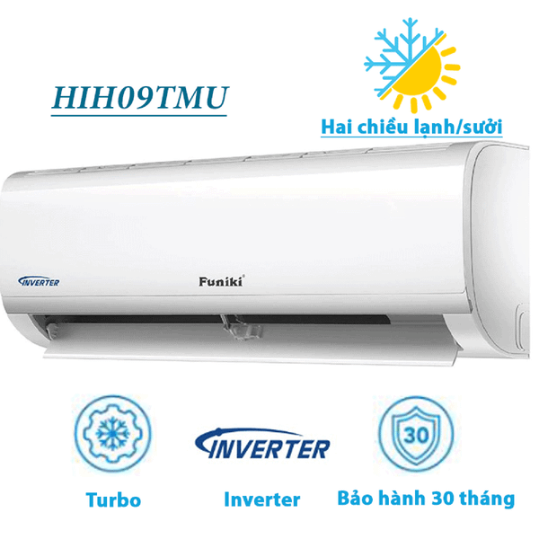 Điều hoà Funiki 2 chiều Inverter 9000BTU HIH09TMU