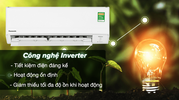 Điều hòa Panasonic 1 chiều Inverter 12000BTU CU/CS-RU12AKH-8 - hình 2