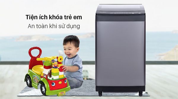 Máy giặt lồng đứng Sharp Inverter 10.5kg ES-X105HV-S