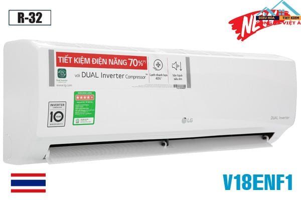 Điều hoà LG 1 chiều Inverter 18000BTU V18ENF1