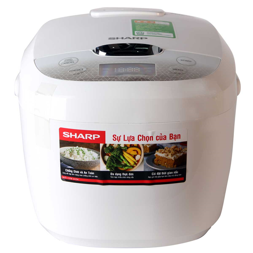 Nồi cơm điện 1.8 lít Sharp KS-COM186EV-GL