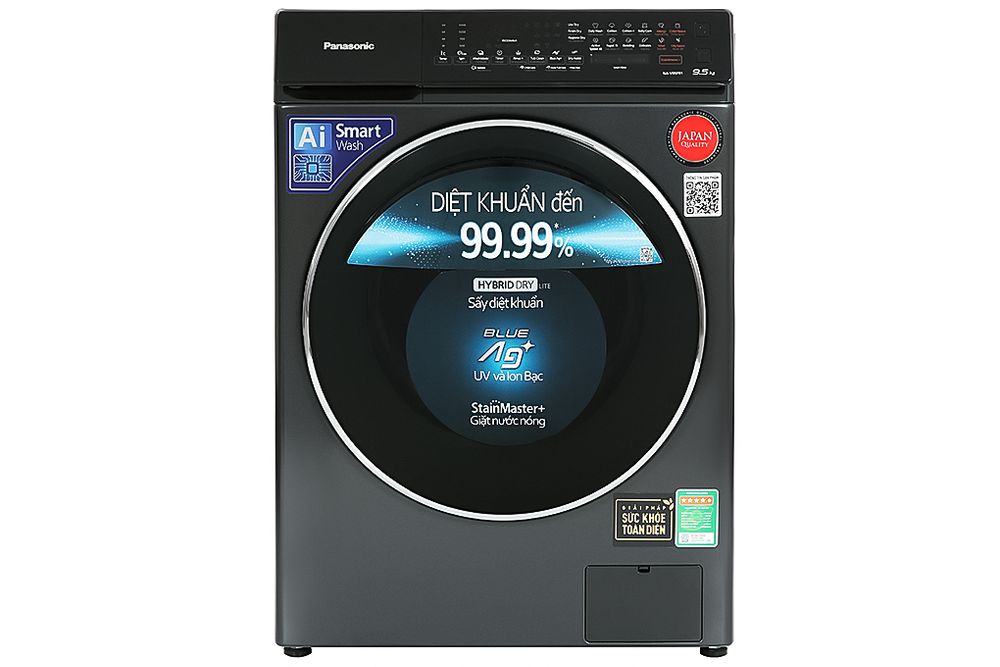 Máy giặt sấy lồng ngang Panasonic 9.5kg NA-V95FR1BVT - hình 1