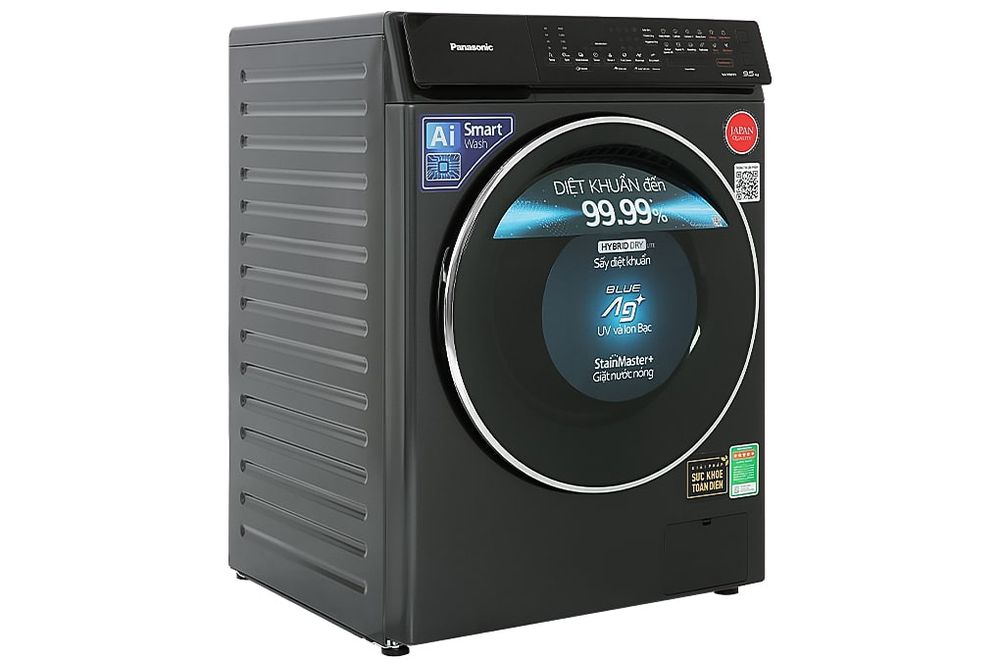 Máy giặt sấy lồng ngang Panasonic 9.5kg NA-V95FR1BVT - hình 3