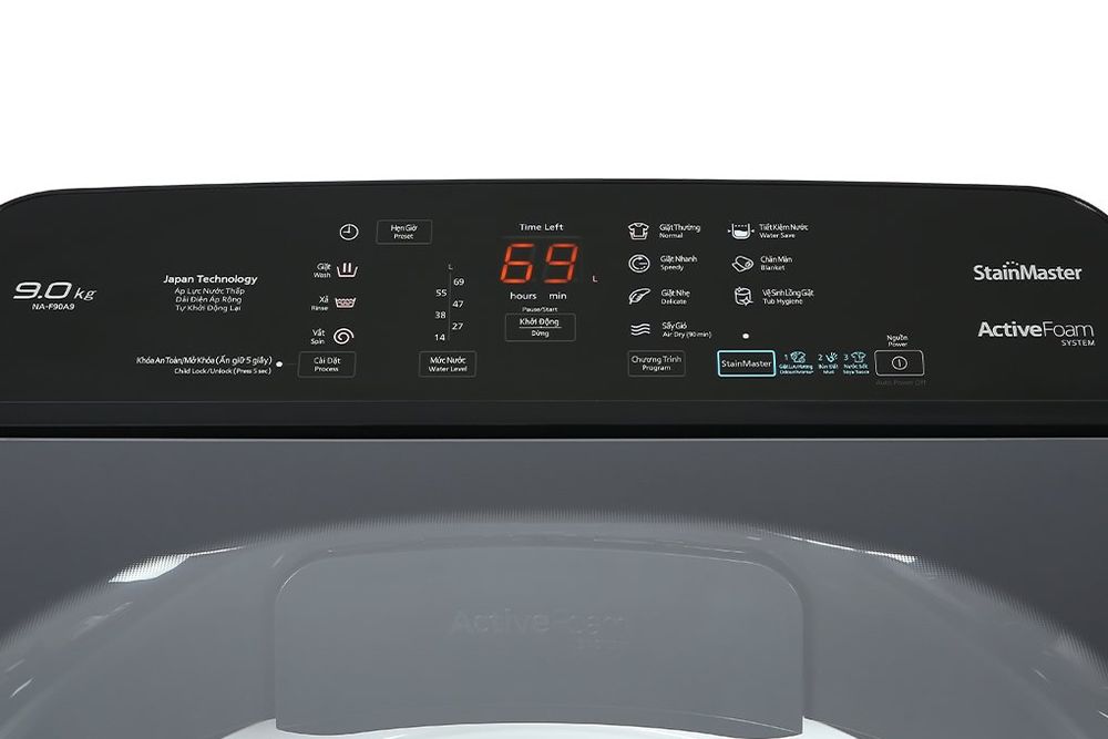 Máy giặt lồng đứng Panasonic 9kg NA-F90A9DRV - hình 3