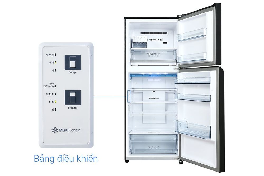 Tủ lạnh ngăn đá trên Panasonic Inverter 326 lít NR-TL351VGMV - hình 3