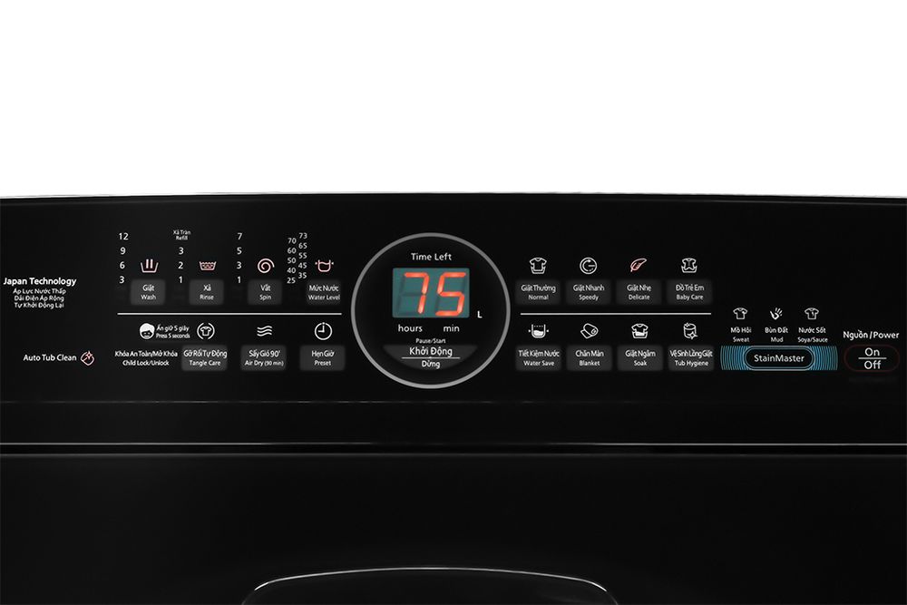 Máy giặt lồng đứng Panasonic Inverter 10.5kg NA-FD10XR1LV - hình 3
