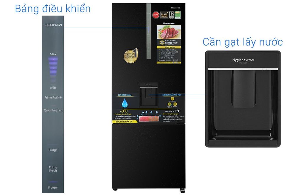 Tủ lạnh Panasonic Inverter 417 lít NR-BX471GPKV - hình 4