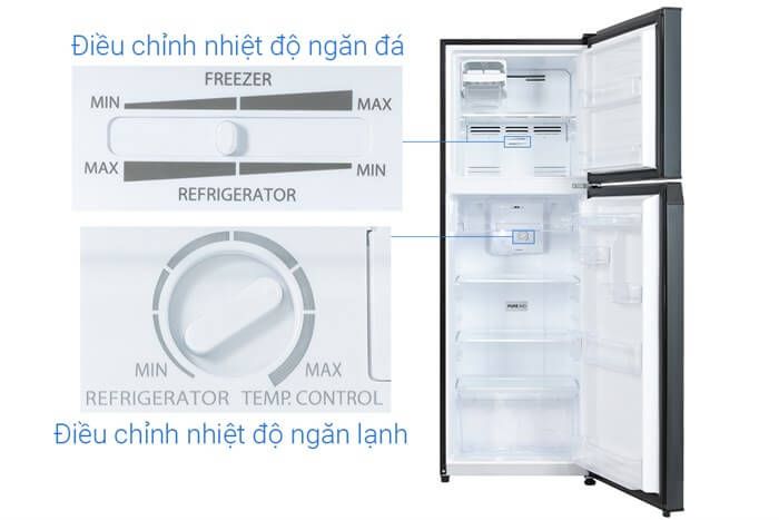 Tủ lạnh Toshiba Inverter 233 lít GR-RT303WE-PMV(52) - hình 6