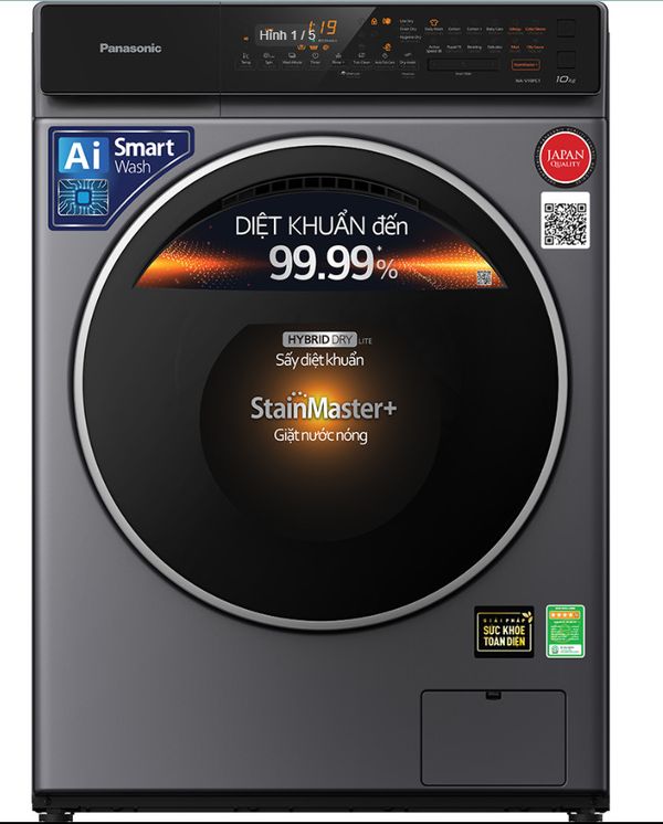 Máy giặt sấy Panasonic 10kg NA-V10FC1LVT