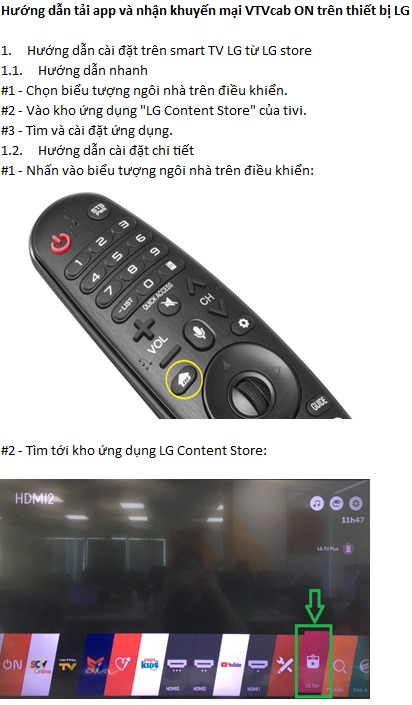 📺 Gói Khuyến Mãi: VTVcab ON
